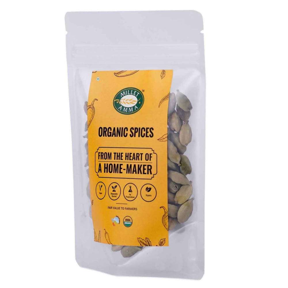 Millet Amma Organic Green Cardmon Elachi | Grocsy