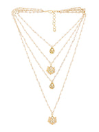 Ruby Raang Gold Kundan Layered Necklace | Grocsy