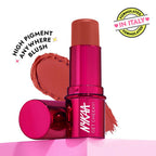 Nykaa Cosmetics Get Cheeky Blush Stick - Rosy Rush | Grocsy