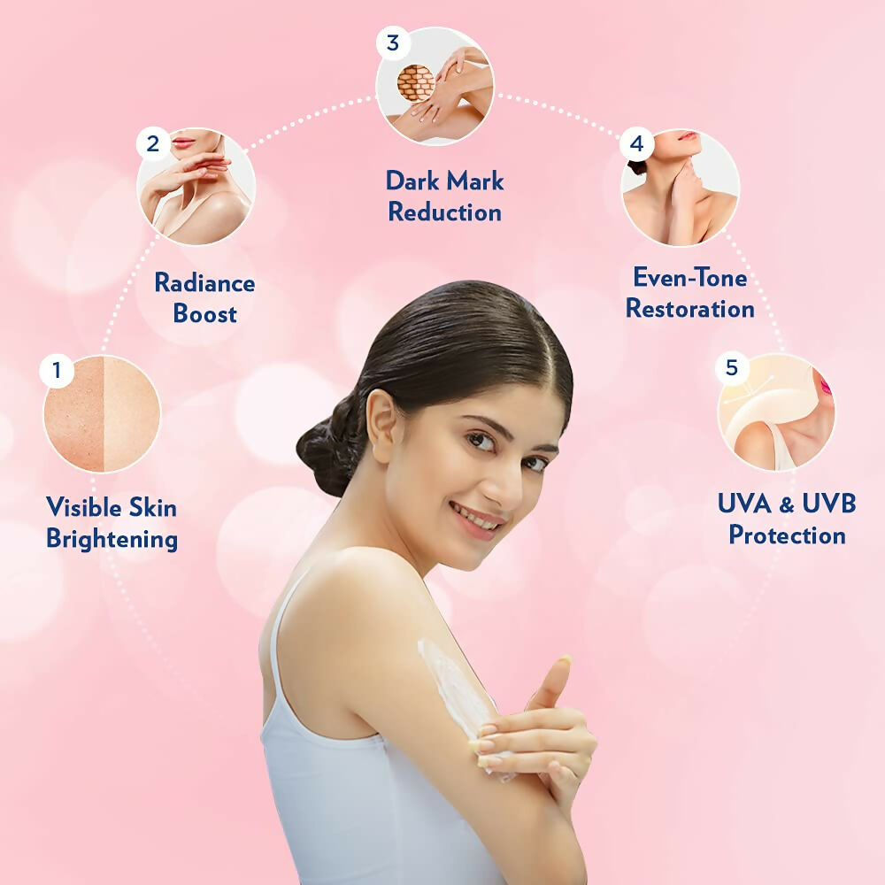 Vaseline Healthy Bright Complete 10 Anti Ageing Body Lotion, 10 in 1 Body Lotion With Vitamin B3, AHA, Pro-Retinol | Grocsy