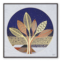 Tehzeeb Creations Golden Embossed Wall Painting | Grocsy