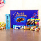 Striking Epoxy Rakhi & LuvIt Goodies Chocolate Box | Grocsy