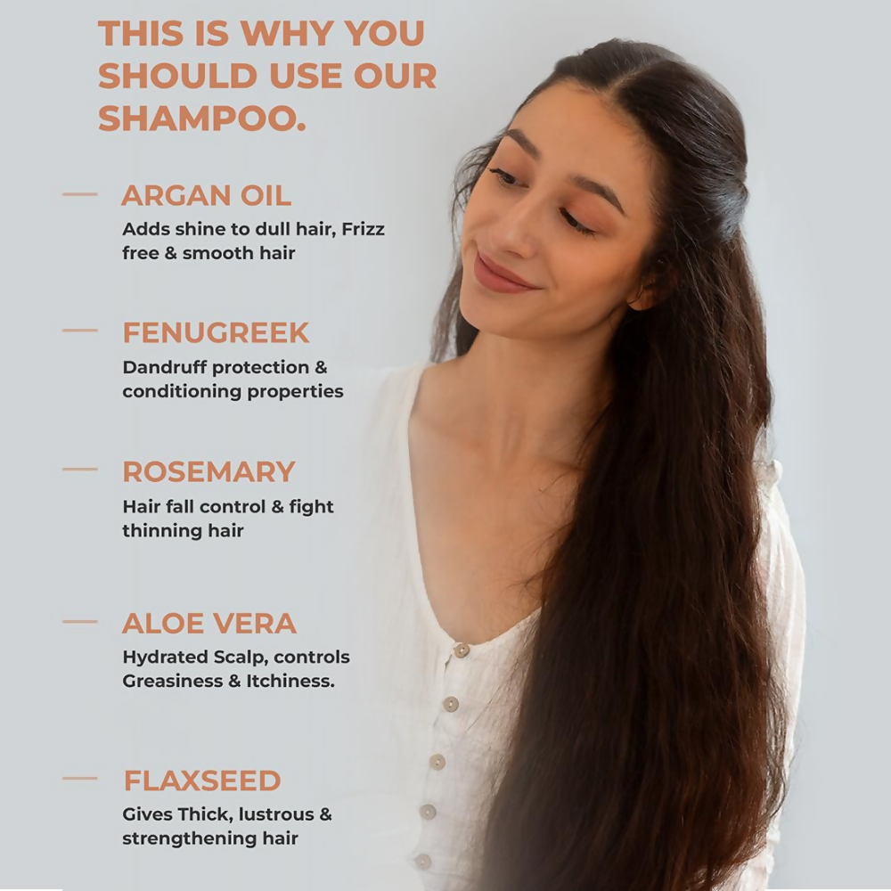 Pureus Herbals Shreekesha Moroccan Argan Oil Shampoo | Grocsy