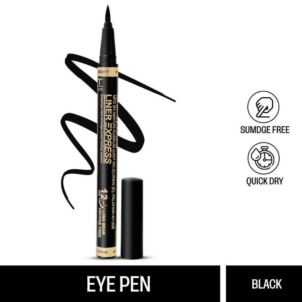 Insight Cosmetics Liner Express Eye Pen Matt Black | Grocsy
