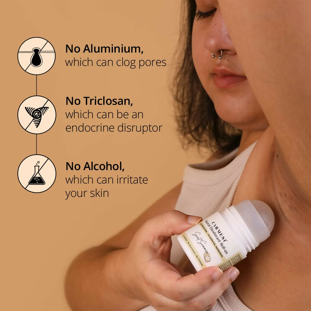 Carmesi Natural Underarm Roll On Deodorant for Women - Sweet Summer | Grocsy