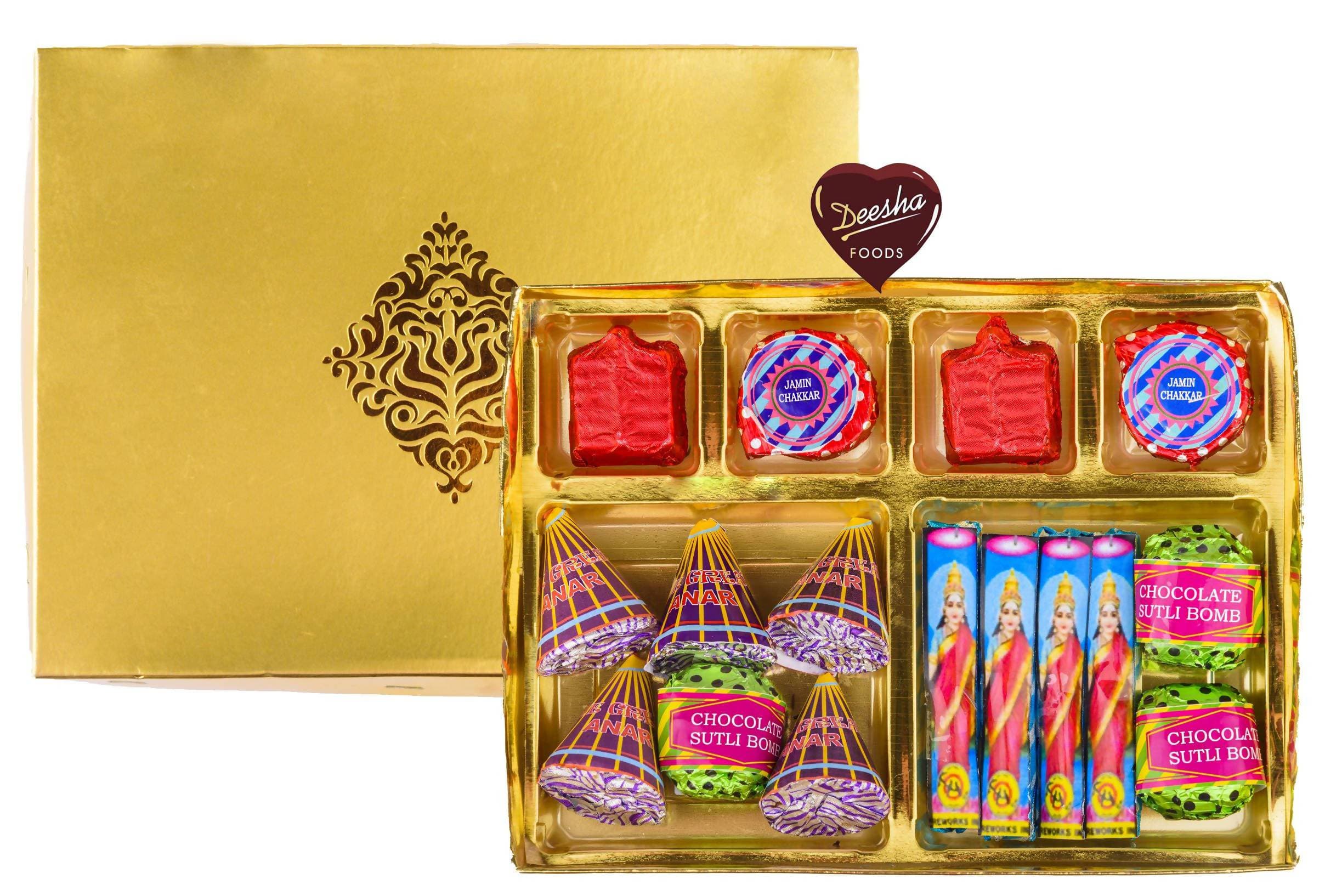 Deesha Foods Sugar Free Golden Path Crackers Chocolates | Grocsy