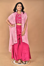Morchari Women Hand Embroidery Crop Top-Rani | Grocsy