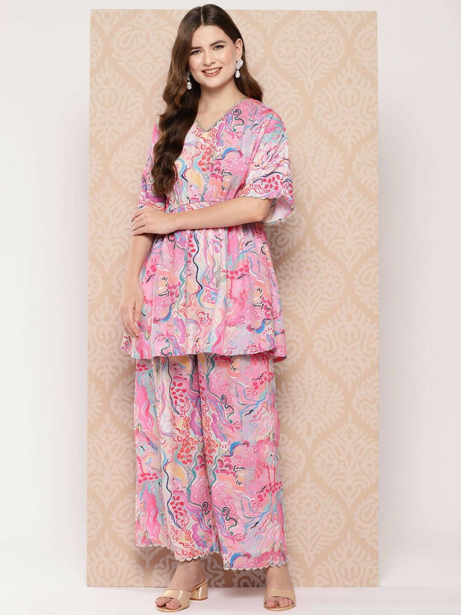 Ahalyaa Women's Traditional Wear Co-ods - Multi | Grocsy