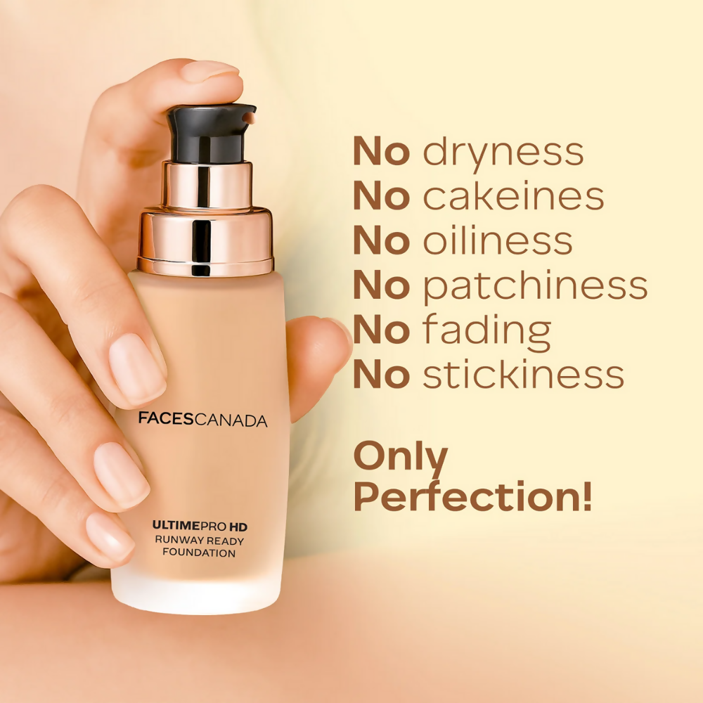Faces Canada Ultime Pro Hd Runway Ready Foundation - Soft Beige 03 | Grocsy