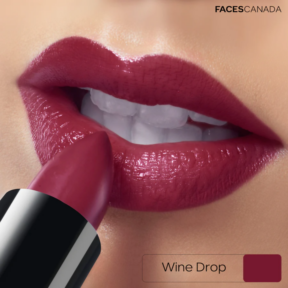 Faces Canada Creme Finish Lipstick - Wine Drop 20 | Grocsy