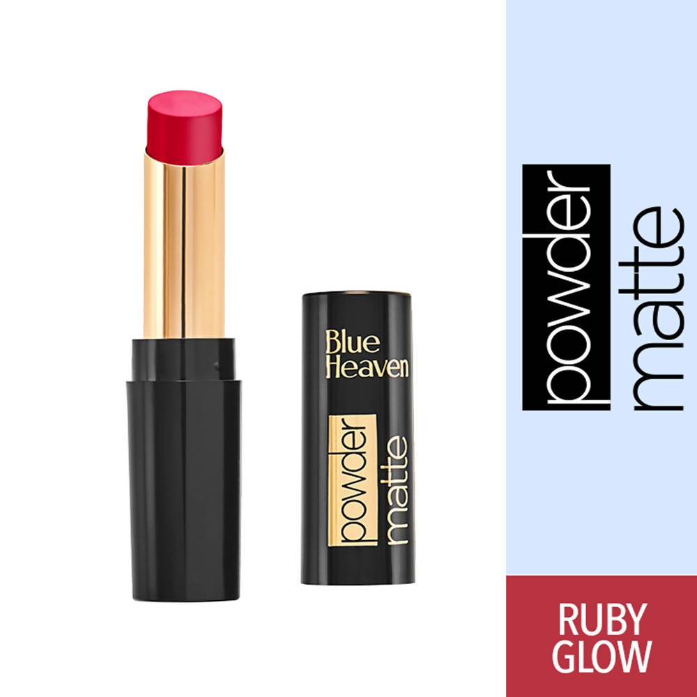 Blue Heaven Powder Matte Lipstick Ruby Glow | Grocsy