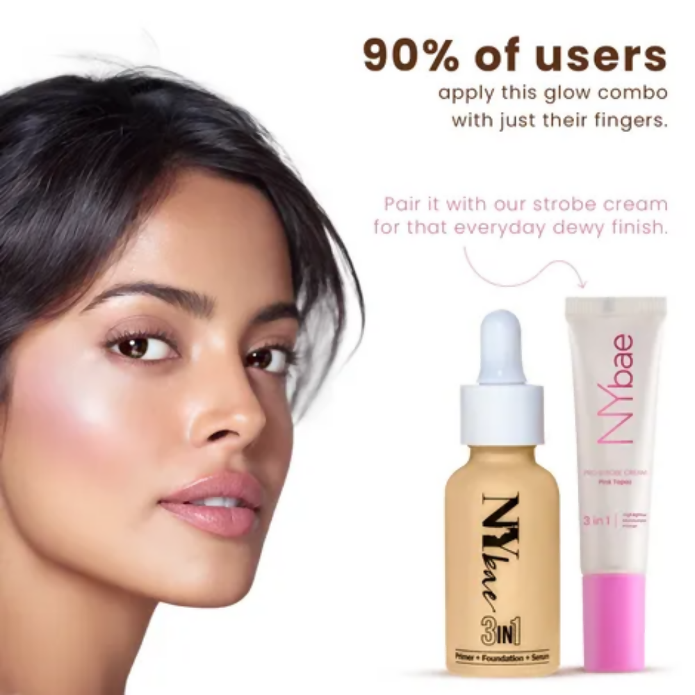 NY Bae 3 IN 1 Serum Foundation - Cool Toffee 11 | Grocsy