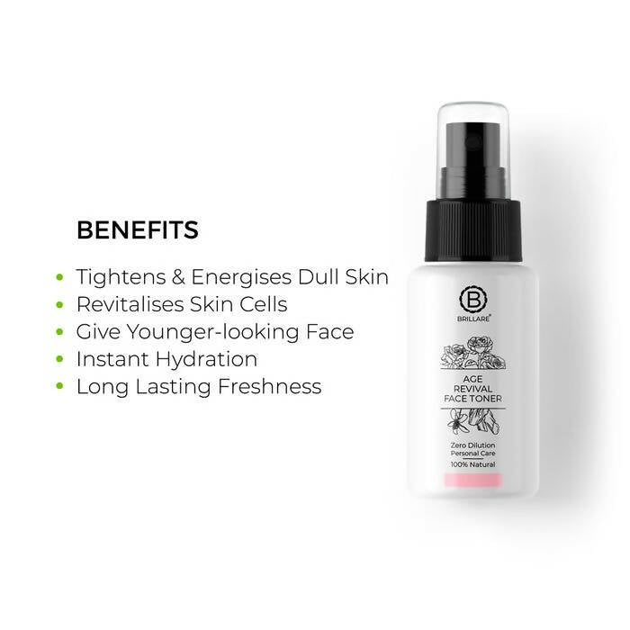 Brillare Age Revival Face Toner For Ageing Skin | Grocsy