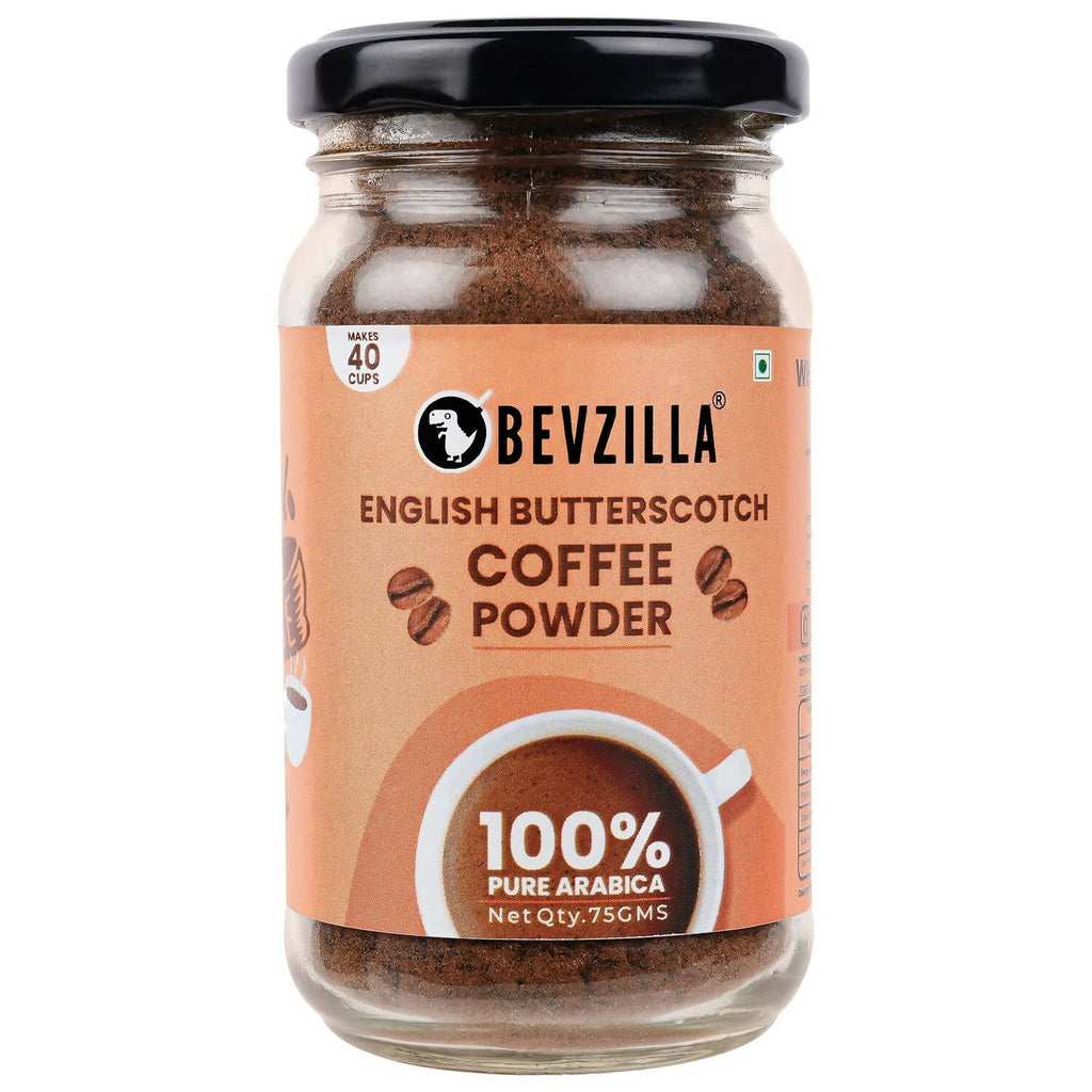 Bevzilla Instant Coffee Powder (English Butterscotch Flavour) | Grocsy