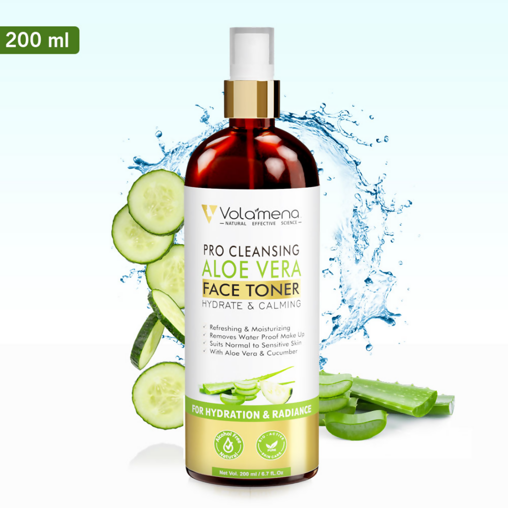 Volamena Pro Clearing Aloe Vera Face Toner | Grocsy