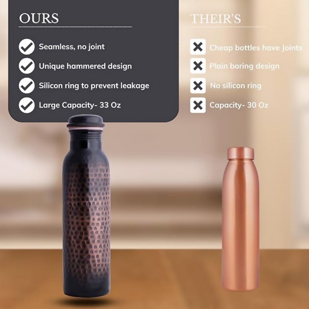 STAGLIFE Copper Water Bottles for Drinking Water | Grocsy