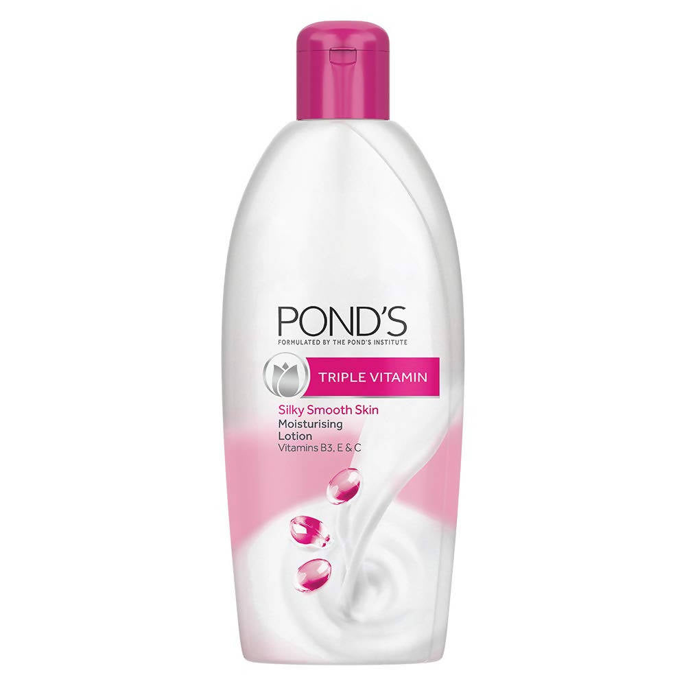 Ponds Triple Vitamin Silky Smooth Skin Moisturising Lotion | Grocsy