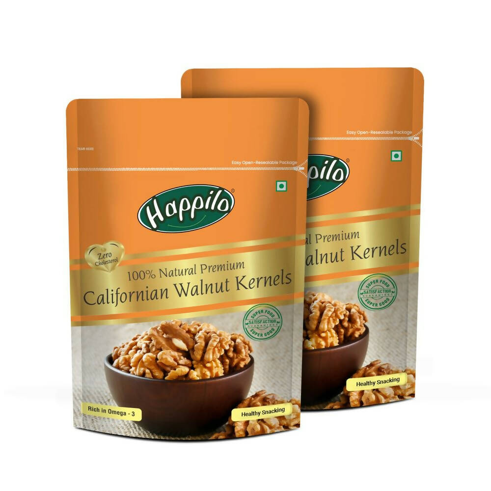 Happilo 100% Natural Californian Walnut Kernels | Grocsy