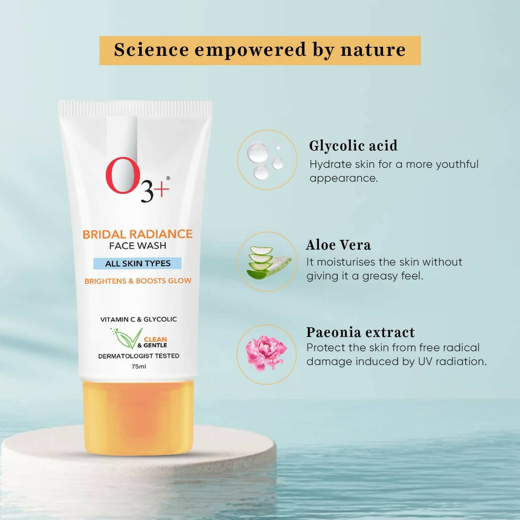 Professional O3+ Bridal Radiance Facewash | Grocsy