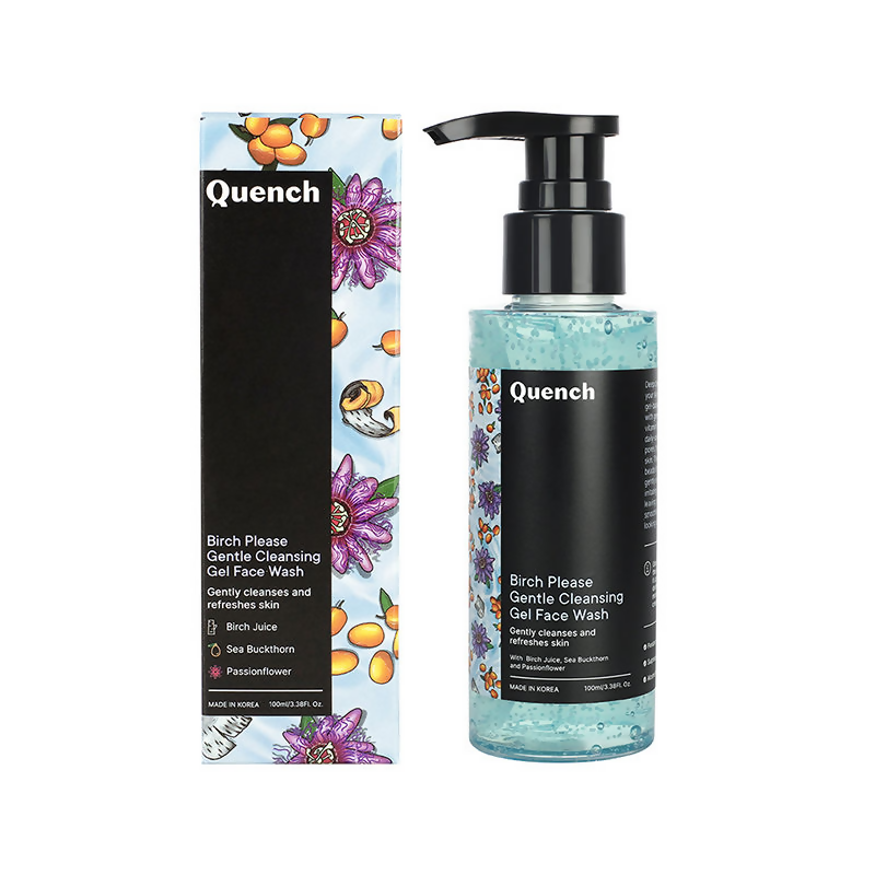 Quench Birch Please Gentle Cleansing Gel Face Wash | Grocsy
