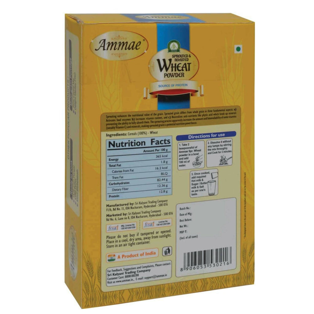 Ammae Sprouted and Roasted Wheat Powder Instant Mix | Grocsy