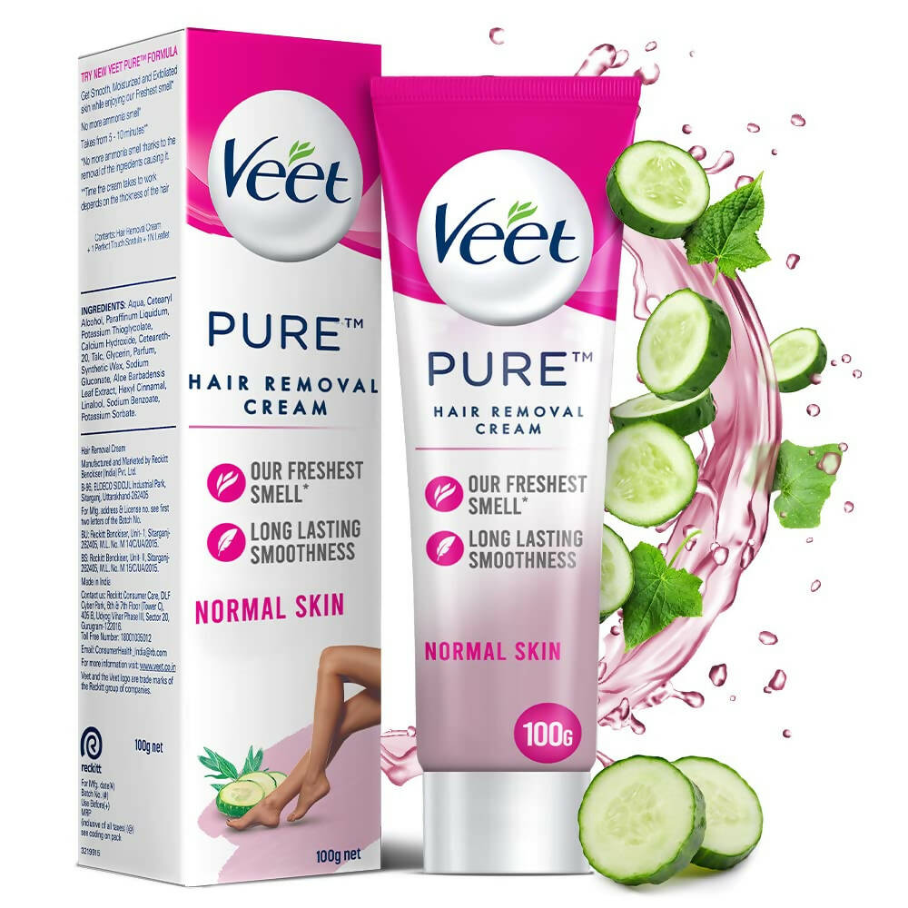 Veet Pure Hair Removal Cream for Women - Normal Skin | Grocsy