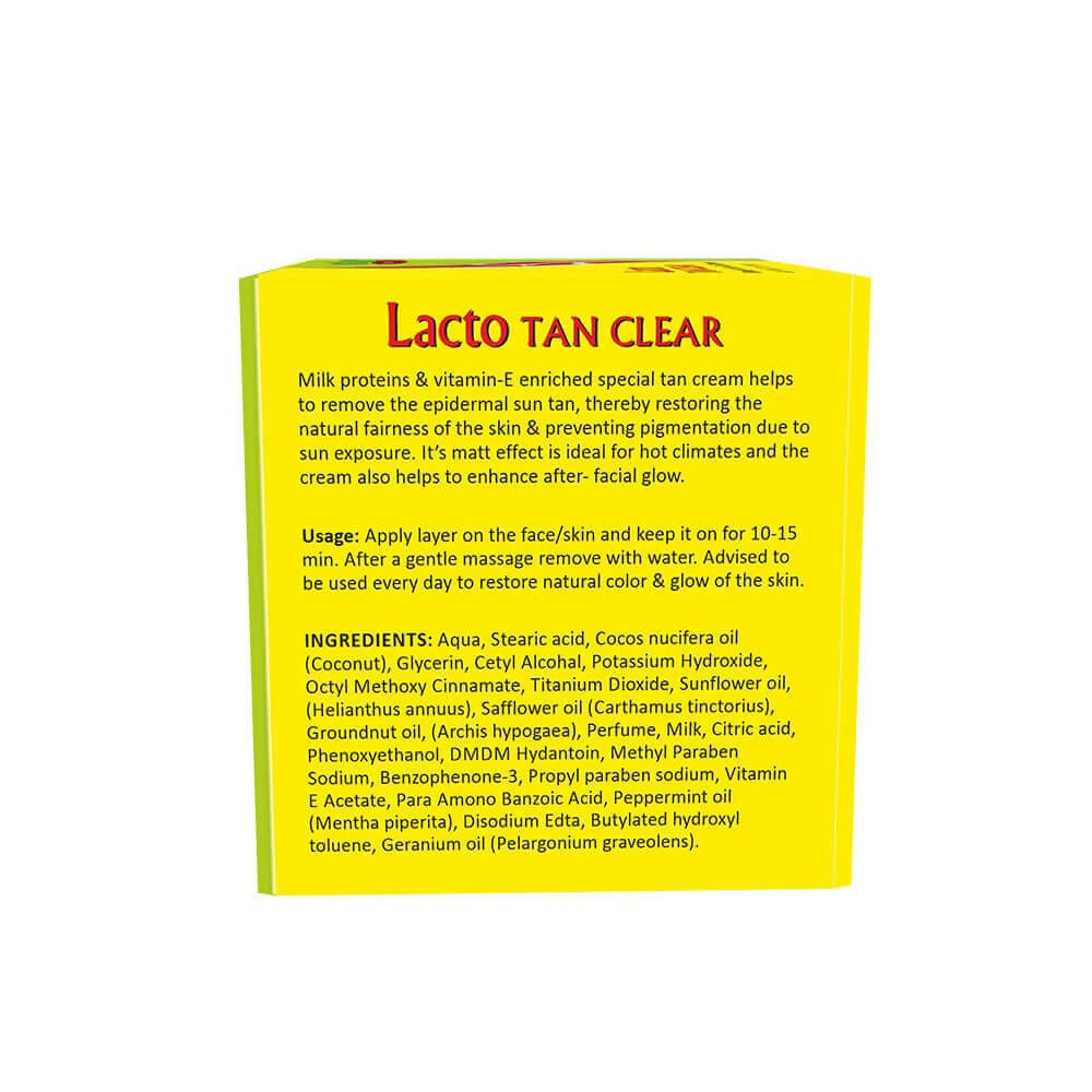 Nature's Essence Lacto Tan Clear Face Cream | Grocsy
