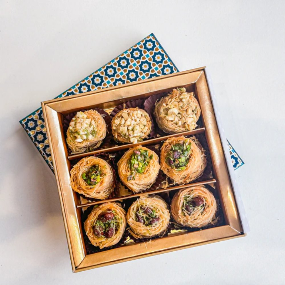 Gwalia Sweets Assorted Birdnest Baklawa Box | Grocsy