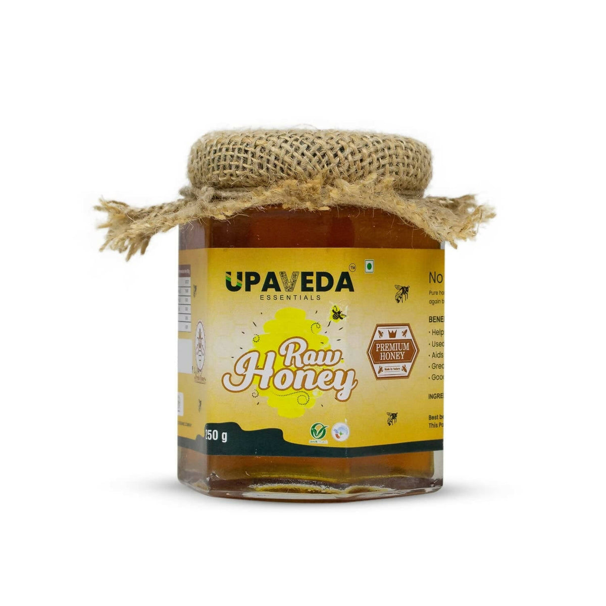 Upaveda Certified Organic Raw Honey | Grocsy