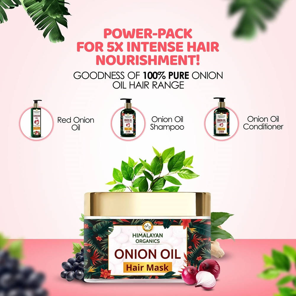Himalayan Organics Onion Oil Hair Mask | Grocsy