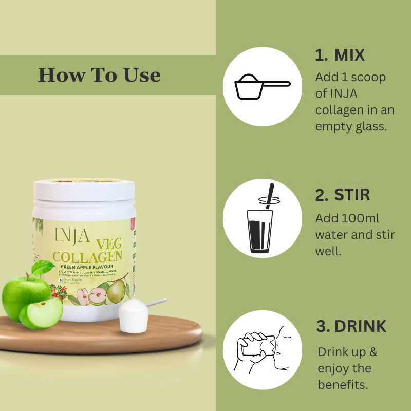 Inja Veg Collagen - Green Apple | Grocsy