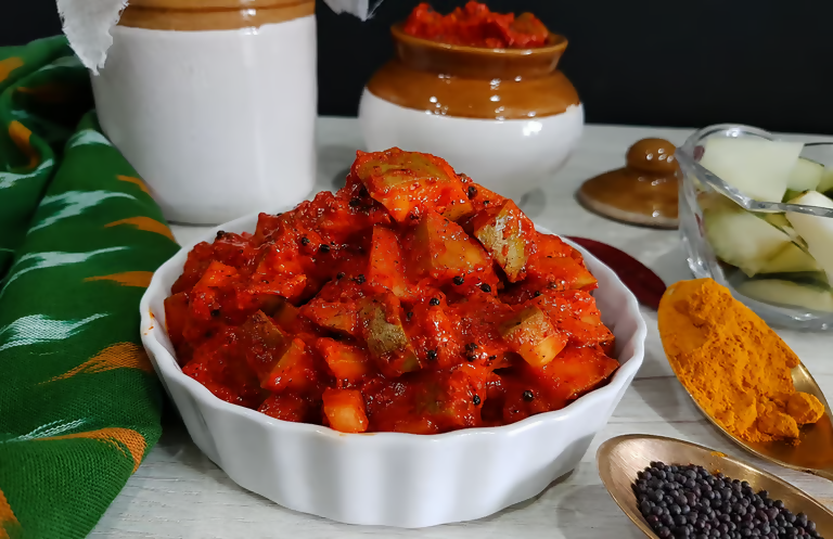 Tenali Ruchulu Cut Mango Pieces Pickle | Grocsy
