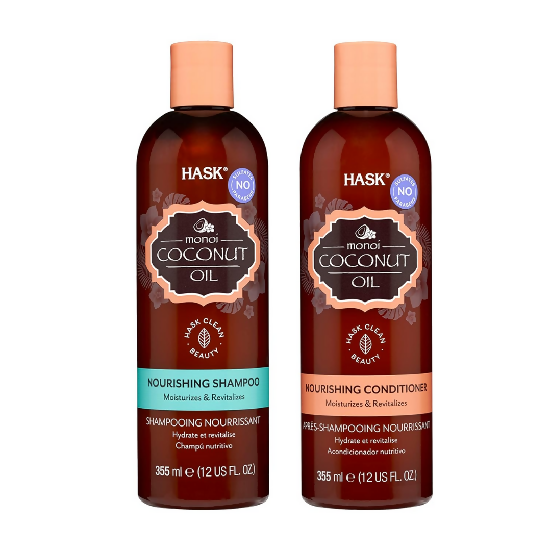 HASK Coconut Nourishing Shampoo And Conditioner | Grocsy