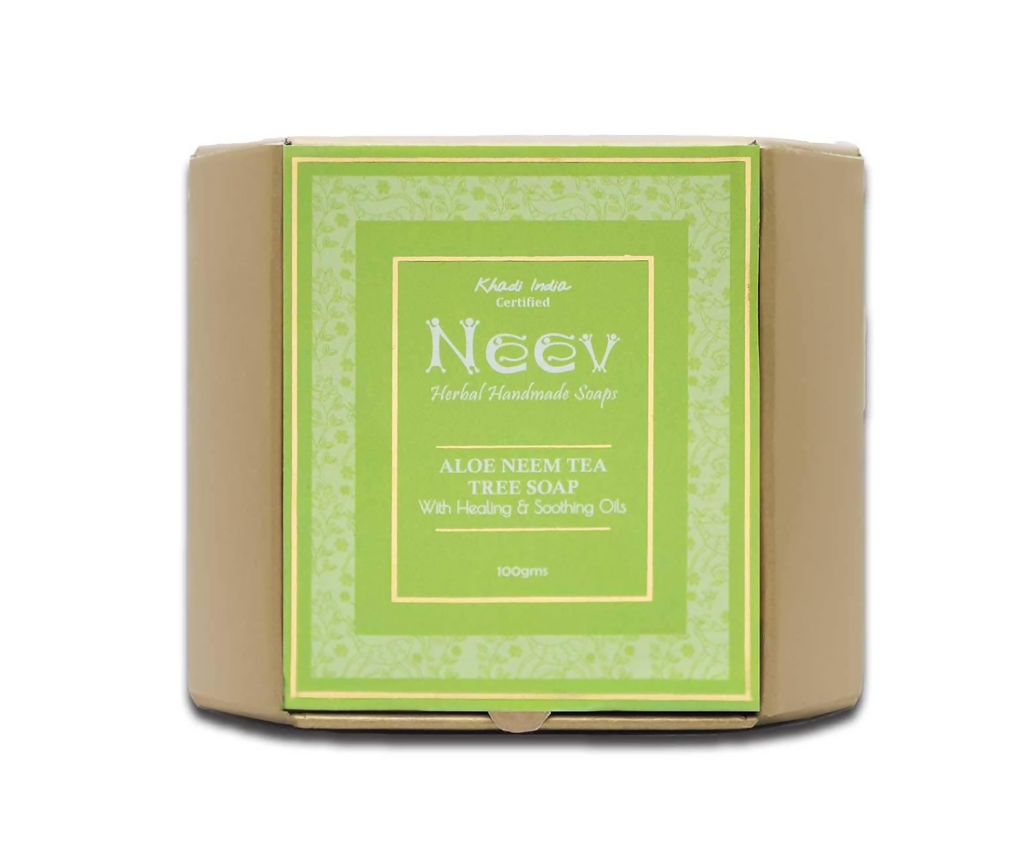 Neev Herbal Handmade Soaps Aloe Neem Tea Tree Soap | Grocsy