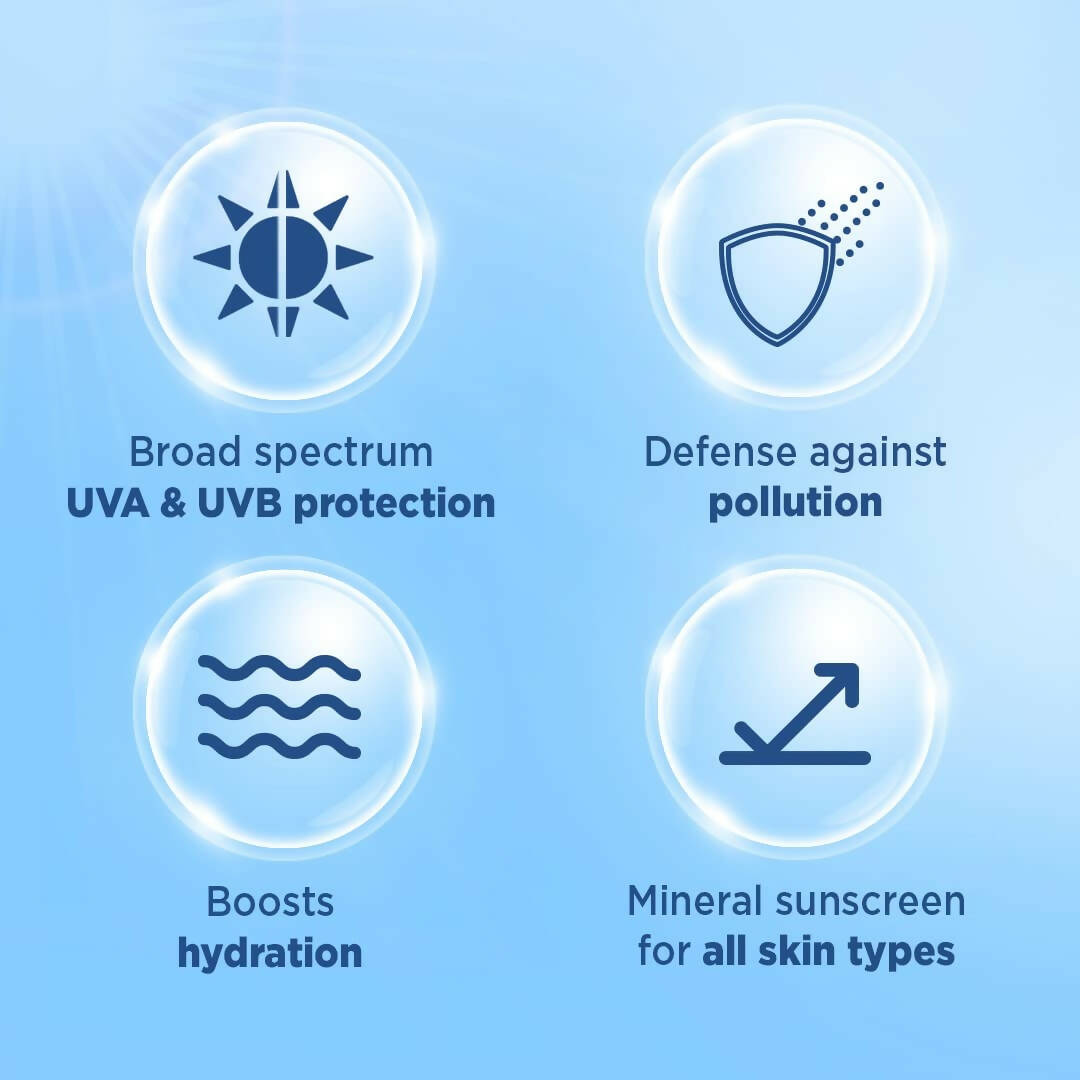 La Shield Mineral Sunscreen Gel For Pollution Protect - SPF 40 PA+++ | Grocsy