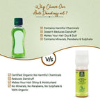 Organic Harvest Organic Anti Dandruff Hair Oil | Grocsy