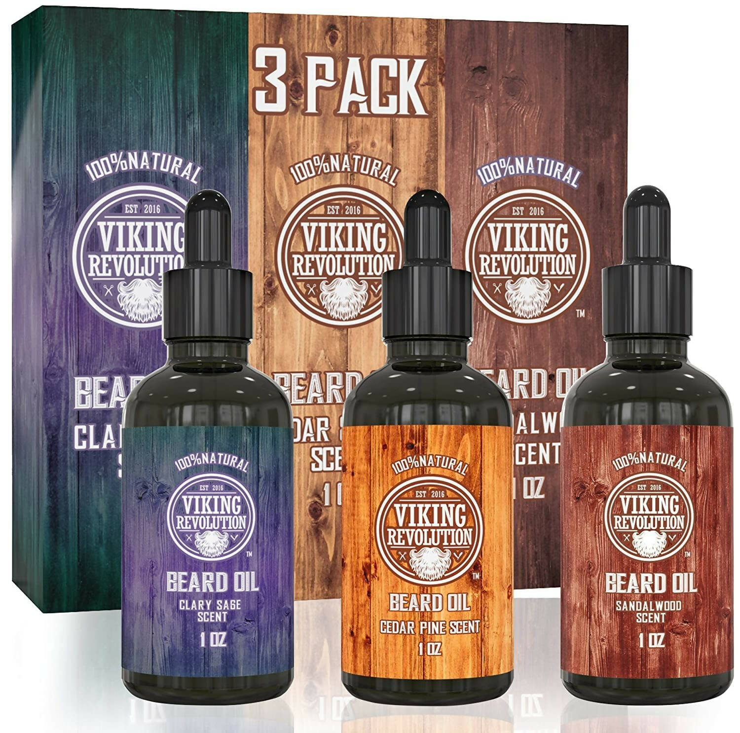 Viking Revolution Beard Oil Combo | Grocsy