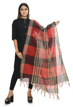 Mominos Fashion Moeza Handloom Cotton Red Tone Dupatta | Grocsy