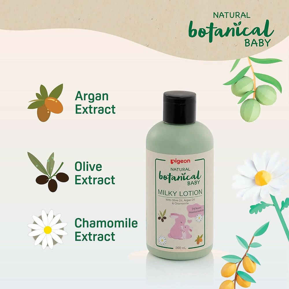 Pigeon Natural Botanical Baby Milky Lotion | Grocsy