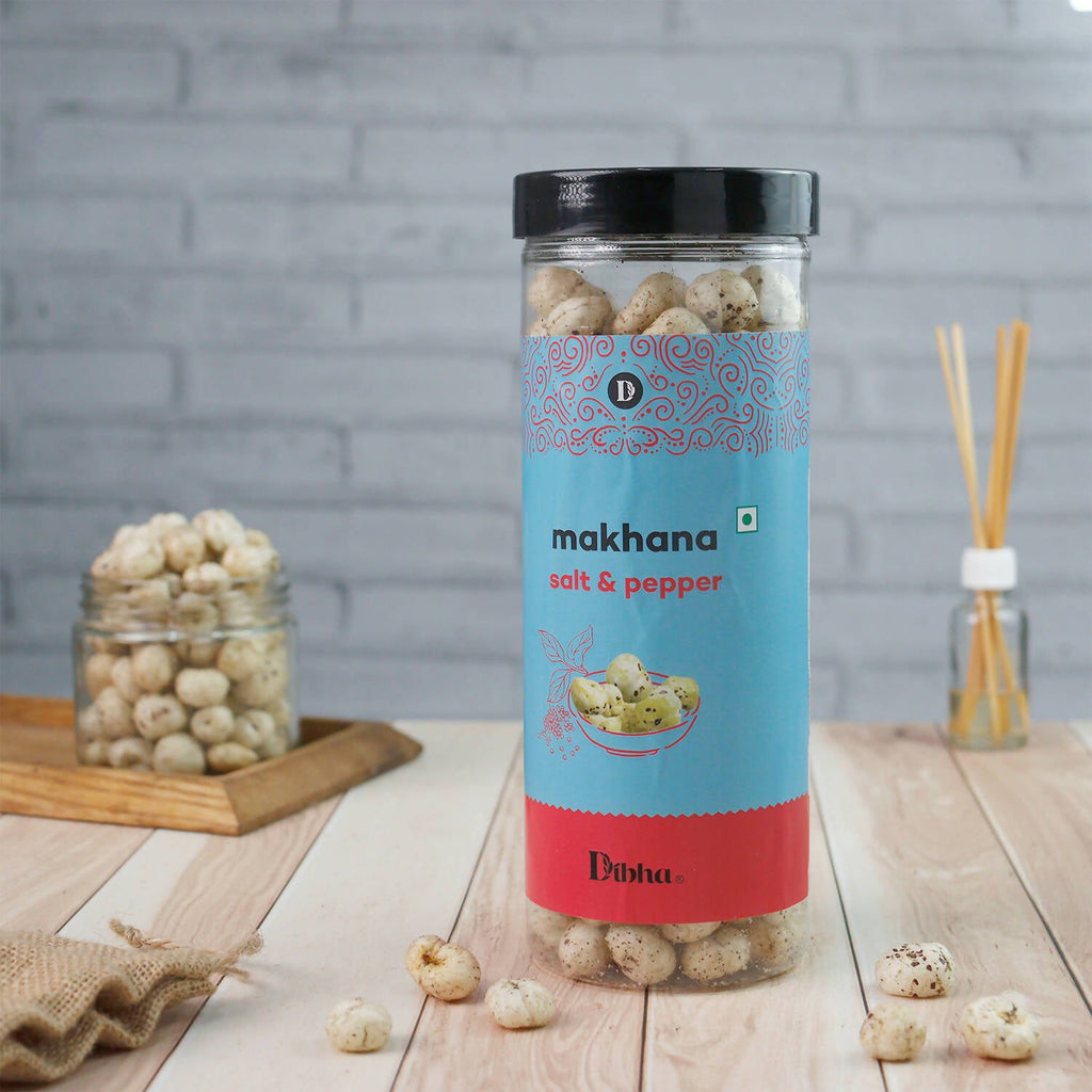 Dibha - Honest Snacking Salt & Pepper Makhana | Grocsy