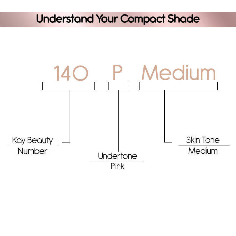 Kay Beauty By Katrina Kaif Matte Compact - 140P Medium | Grocsy