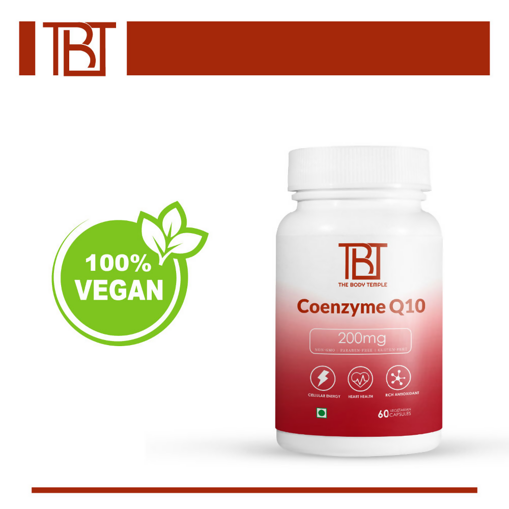 The Body Temple Coenzyme Q10 200 mg For Heart Health Capsules | Grocsy
