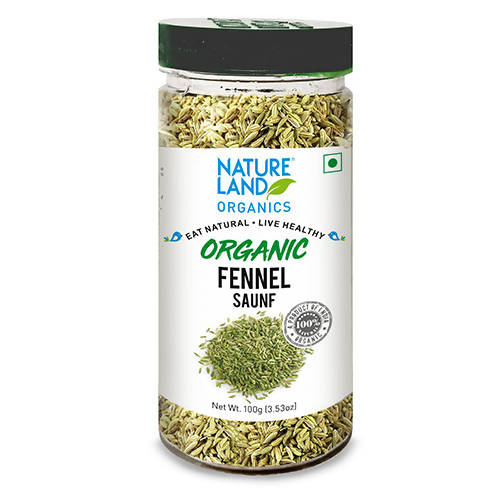 Nature Land Organics Fennel (Saunf) - Limited Time Offer