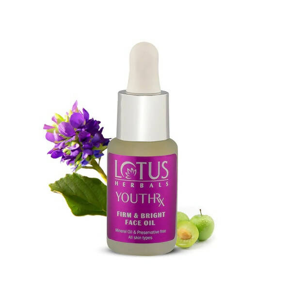 Lotus Herbals Youthrx Firm & Bright Face Oil | Grocsy