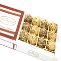 Ghasitaram Chocolate Dryfruit Laddoos In White Box | Grocsy