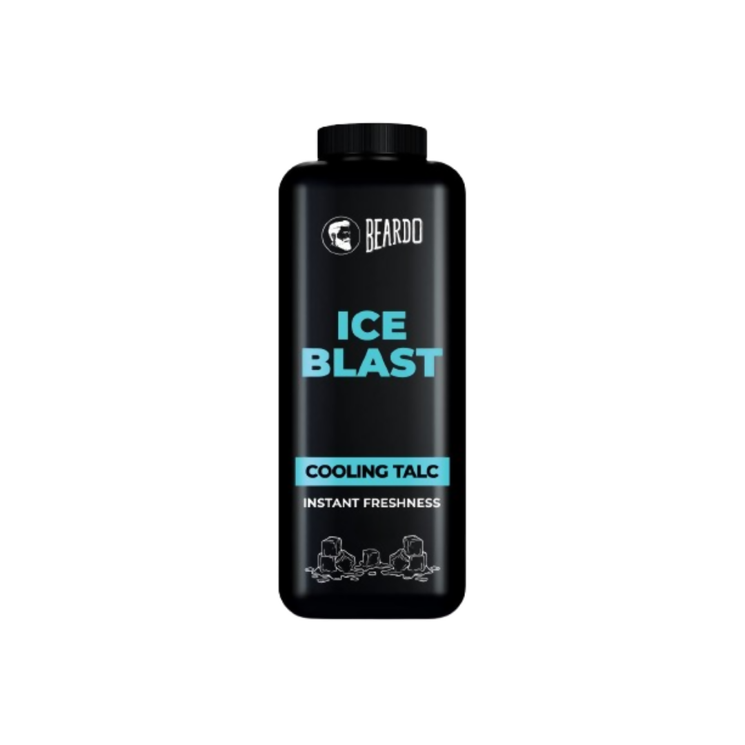 Beardo Ice Blast Cooling Talc Powder For Men | Grocsy