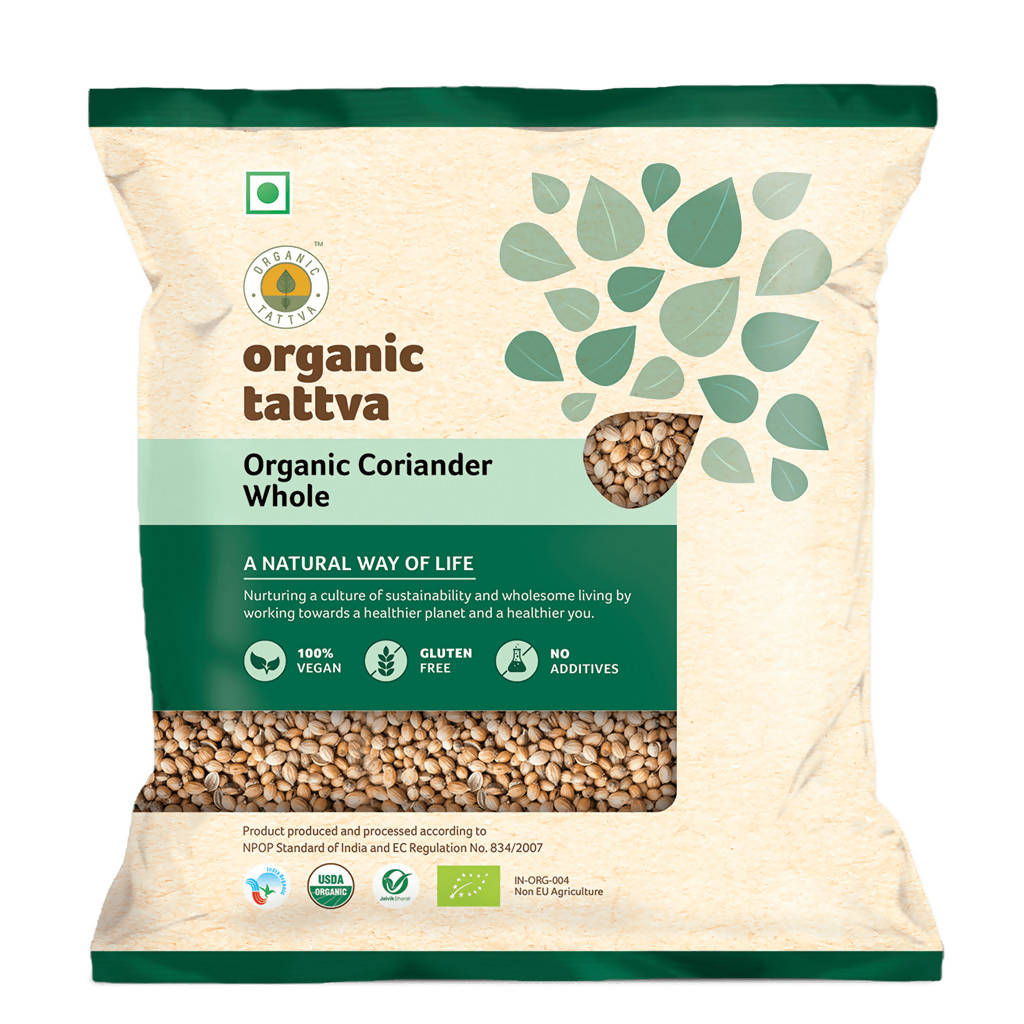 Organic Tattva Coriander Whole | Grocsy
