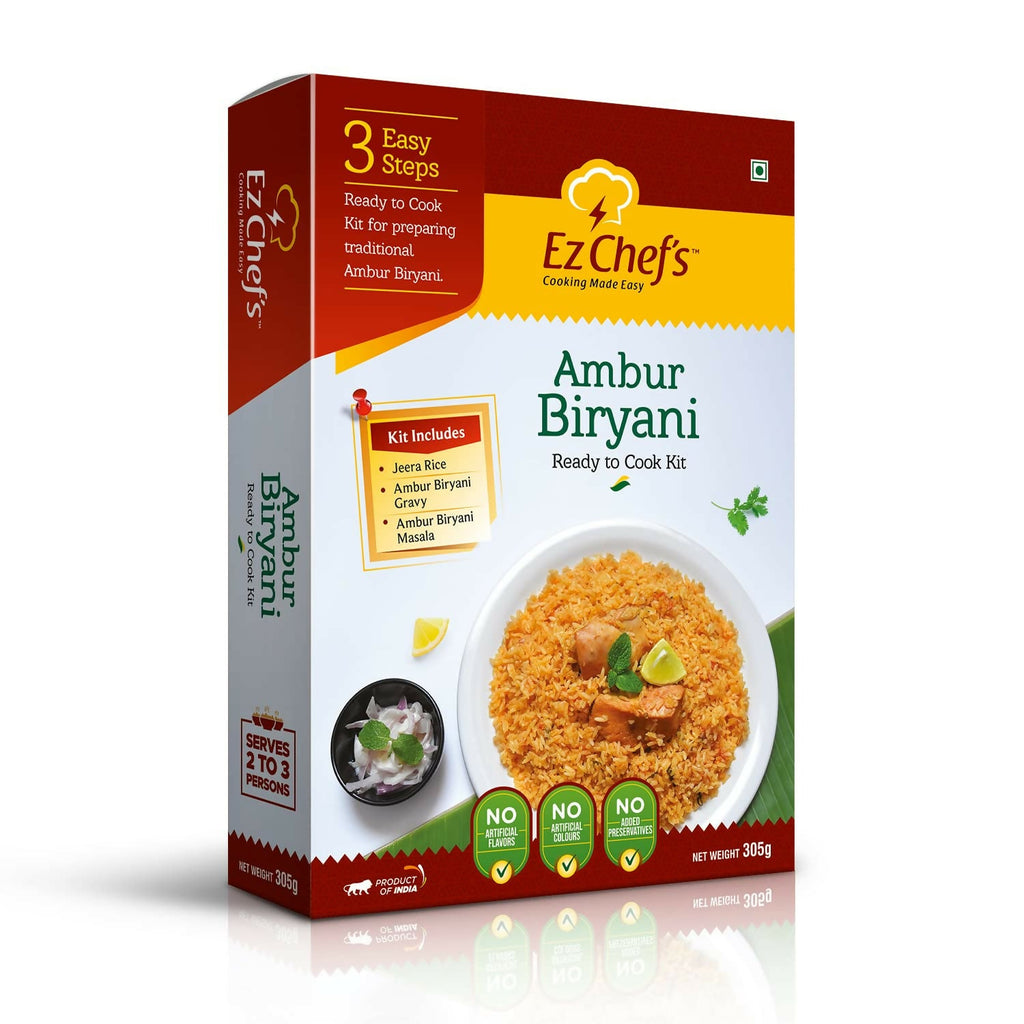 Ez Chef's Ambur Biryani Kit - Ambur's Famous Biryani | Grocsy