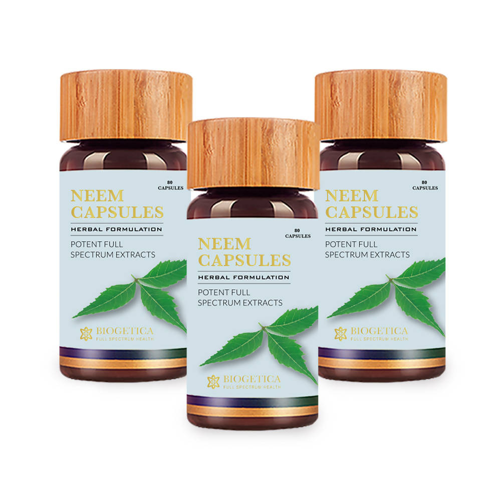 Biogetica Neem 80 Capsules | Grocsy