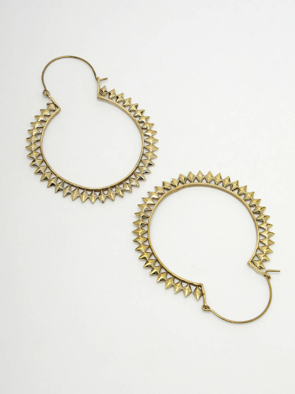 NVR Women Golden Full Circular Hoop Earrings | Grocsy